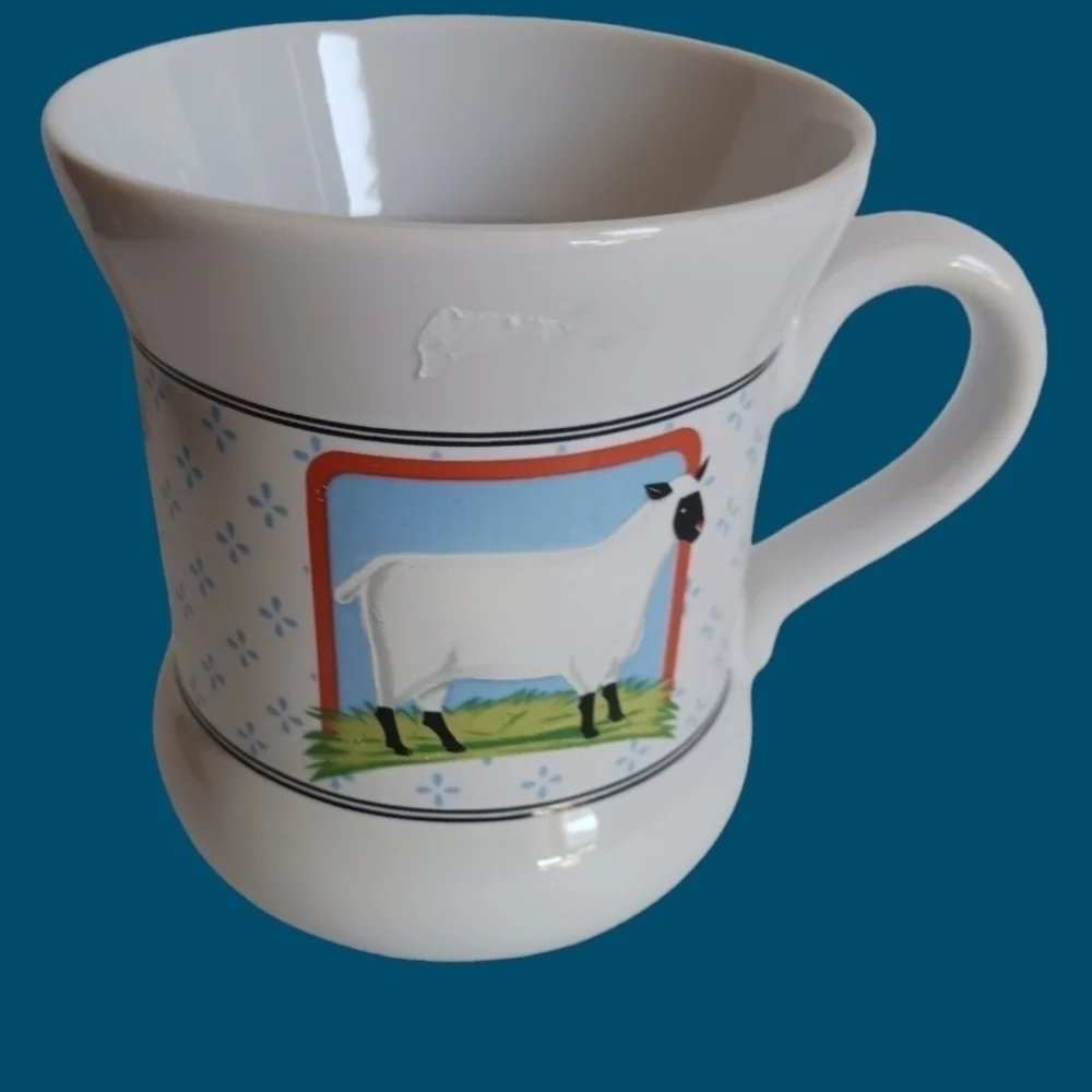 Vandor country vtg coffee mugs lot of 4 10floz